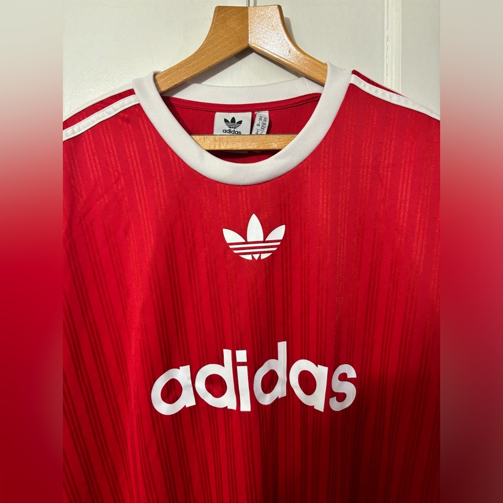 NWOT Adidas Originals Adicolor Poly Jersey Tee Shirt tshirt t-shirt trefoil logo - Picture 1 of 6